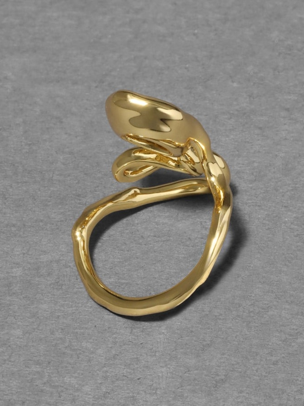 Alexis Bittar Asterales Gold Floating Vine Ring - Picture 3 of 9